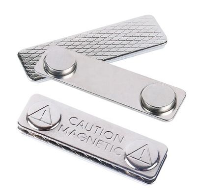 310g 45x13mm Zelfklevend schuim Sterk magnetisch naam badge met twee magneten Perfect