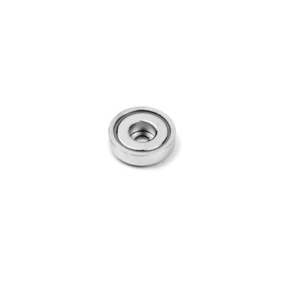 Counterbore Hole NdFeB Pot Magnet D16MM /- 0 Tolerantie Nickel geplatte Ni-Cu-Ni coating