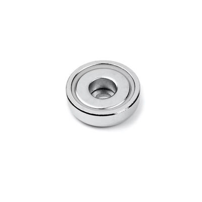 Verwerkingsdienst Tegenverzinking 9mm N52 Neodymium Flat Pot Magnet met en Goed
