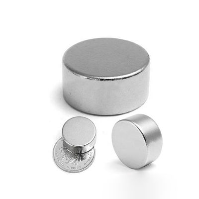 NiCuNi-gecoat D50x20 Sterk gesinterd zeldzame aard 1 Tesla Permanente magneet voor sensoren