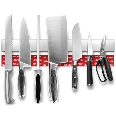 Bewaar uw keukenmessen moeiteloos met onze duurzame 16 inch magnetische staaf