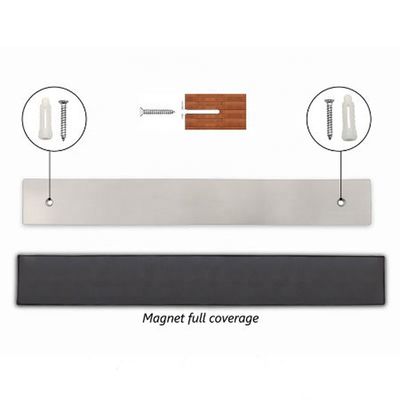 OEM ODM aanvaard goud roestvrij staal magneetstrook rek Magnetische meshouder voor muur