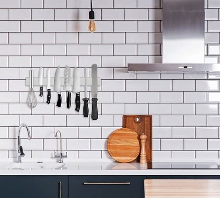 OEM ODM aanvaard goud roestvrij staal magneetstrook rek Magnetische meshouder voor muur