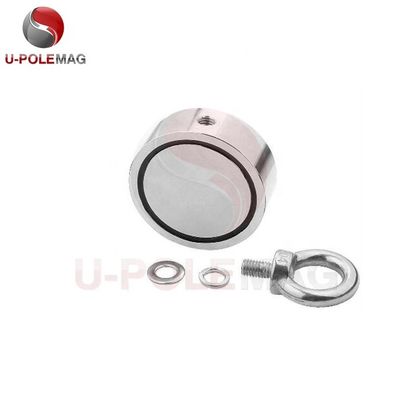 Q235 Ronde staalbeker NdFeB-magneten Vismagnet met 800 kg supersterke trekkracht