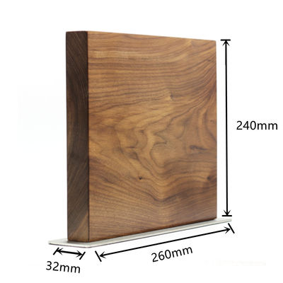 260x240x32 mm dubbelzijdig magnetisch meshouder met permanent bamboe Acacia Walnoot