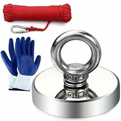 255-lbs trekkracht Ronde Neodymium vismagneet voor rivieren in de industrie
