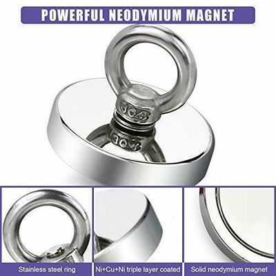 255-lbs trekkracht Ronde Neodymium vismagneet voor rivieren in de industrie