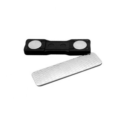 Metalen Naam Tag Magneet Permanente Magnetische Naam Tags Rectangle Ndfeb Magnet U-POLEMAG