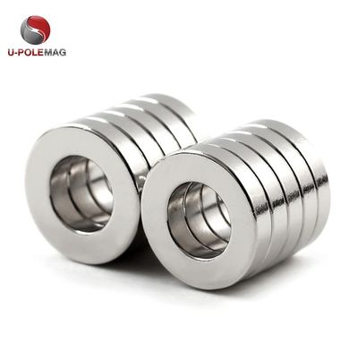 ISO9001 2000 Gecertificeerde Neodymium-magnetische ring van N52-klasse voor aangepaste toepassingen