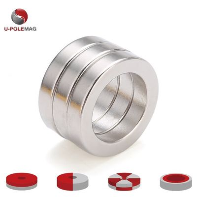 ISO9001 2000 Gecertificeerde Neodymium-magnetische ring van N52-klasse voor aangepaste toepassingen