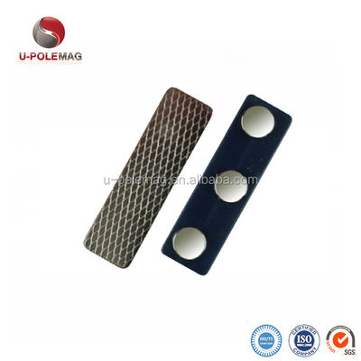 3m zelfklevend backing plastic naam badge tags 12g drie schijven magneten bar magneet