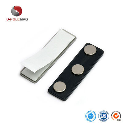 3m zelfklevend backing plastic naam badge tags 12g drie schijven magneten bar magneet