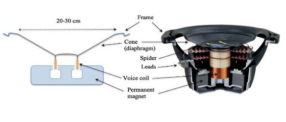 Professionele ferriet van permanente Y35 Y40 Ring Ferrietmagneet voor luidsprekers Geen coating
