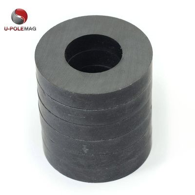 Voorbeeld Y35 Professionele Ferriet Permanente Diametrisch Gemagnetiseerde Ring Magnet voor luidspreker
