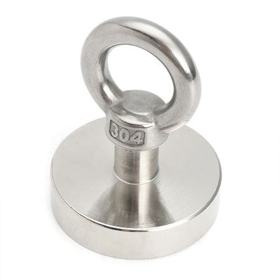 Hoog verdraagbare neodymiummagneet POTN08-75 550 lbs Sterk met schroefgat voor vissen