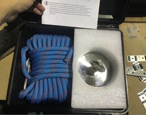 Hoog verdraagbare neodymiummagneet POTN08-75 550 lbs Sterk met schroefgat voor vissen
