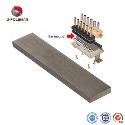 Alnico-staafmagneet met permanente eigenschappen en maximale werktemperatuur van 80 °C