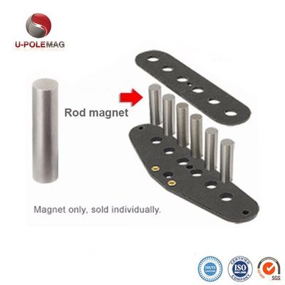 Alnico-staafmagneet met permanente eigenschappen en maximale werktemperatuur van 80 °C