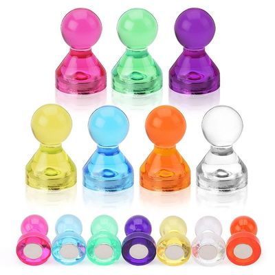 11mm Dia Pot Shape Magnetische Push Pins voor kantoorkaarten in kleurrijk ontwerp