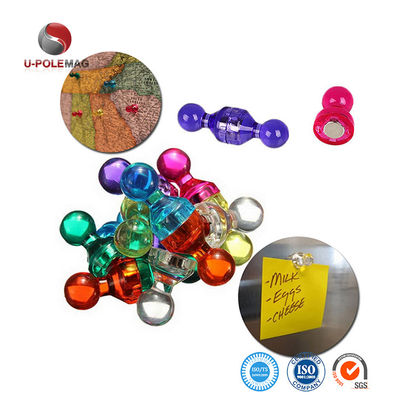 11mm Dia Pot Shape Magnetische Push Pins voor kantoorkaarten in kleurrijk ontwerp