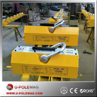 600 kg Nominale trekkracht Permanente magnetische hefmachine voor bouwwerkzaamheden Doodgewicht 25 kg