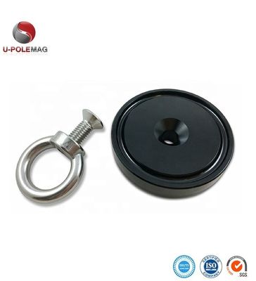 UPN04-75 350 lbs Neodymium vismagneet met oogbout en /-0,1 mm tolerantie haak type