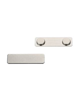 Sterke ABS magnetische naambadgehouders met staal achterplaat bevestigingsmiddel en 3M lijm