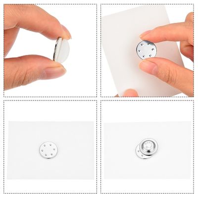 Metalen Magnetische Naam Badge Magneet 45x13mm Stalen plaat met één industriële magneet binnenin
