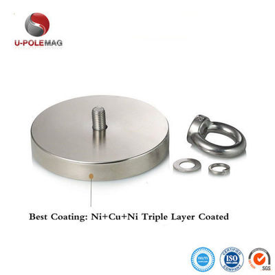 1200 lbs trekkracht Neodymium vismagneet met touw voor sterke magnetische trekkracht