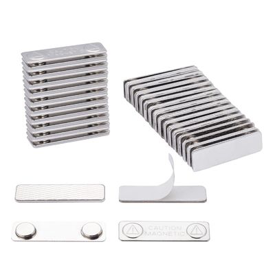310g 45x13mm Zelfklevend schuim Sterk magnetisch naam badge met twee magneten Perfect