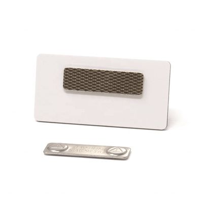 310g 45x13mm Zelfklevend schuim Sterk magnetisch naam badge met twee magneten Perfect