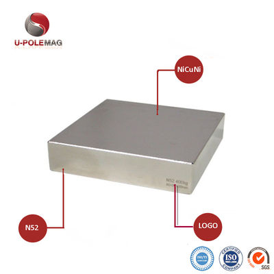 Supersterke 45H Neodymium blokmagneet voor nauwkeurig systeem en temperatuurweerstand