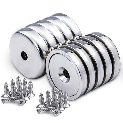 Productietijd Ongeveer 25-30 dagen D32x8mm Neodymium Magnetische Cup met Countersunk Hole