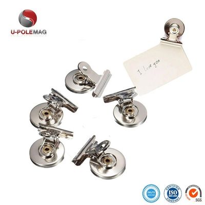 Neodymiummagneten van roestvrij staal Sterke magnetische papieren clips voor wand en whiteboard