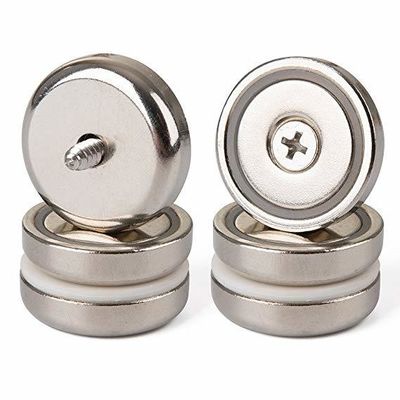 HTN04-60x15-8.5mm Neodymium Countersunk Pot Magnet met Ni-Cu-Ni-coating