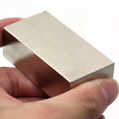 Maximale werktemperatuur 60°C NdFeB-magneet N52 supersterk blok 50x25x10mm Neodymium