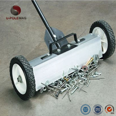 24 Inch Heavy Duty Roofing Industry Wiel Type Pick Up Tools Nagels Schroeven Magnetische vloerveger