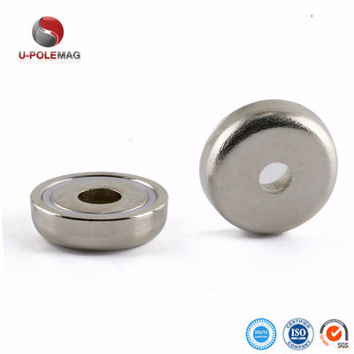 Neodymiummagnet Custom Cup Tool Holder met Countersunk Screw Bolt ISO9001 gecertificeerd