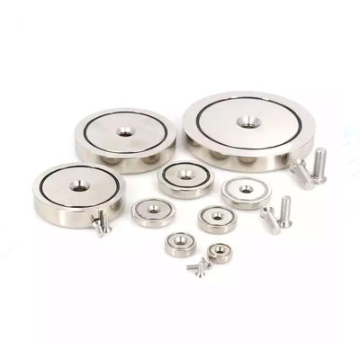Neodymiummagnet Custom Cup Tool Holder met Countersunk Screw Bolt ISO9001 gecertificeerd