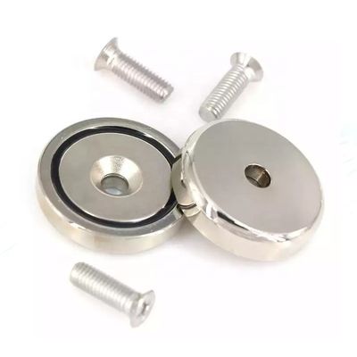 5.5mm schroefgrootte industriële magneet aangepast NeFeB pot magneet met Countersunk Hole Ring