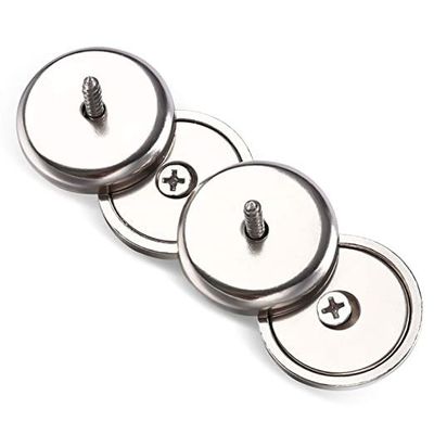 Neodymiummagneet N52 Ronde basis met tegenzinken gat ± 0,05 mm Tolerantie Sterke magneet