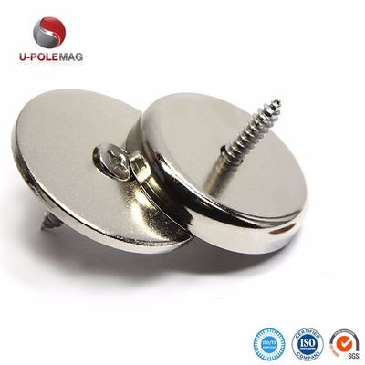 Neodymiummagneet N52 Ronde basis met tegenzinken gat ± 0,05 mm Tolerantie Sterke magneet