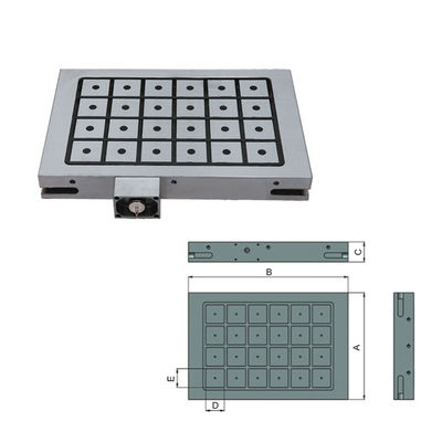 Permanente magnetische chuck voor CNC-machines en oppervlakteslijpers 300x600 mm of maat