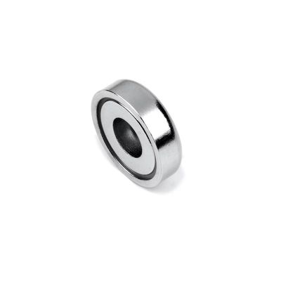 Counterbore Hole NdFeB Pot Magnet D16MM /- 0 Tolerantie Nickel geplatte Ni-Cu-Ni coating