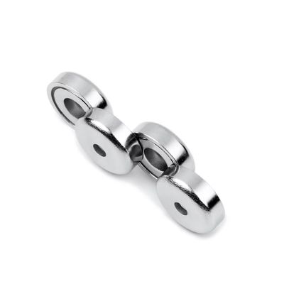 Counterbore Hole NdFeB Pot Magnet D16MM /- 0 Tolerantie Nickel geplatte Ni-Cu-Ni coating