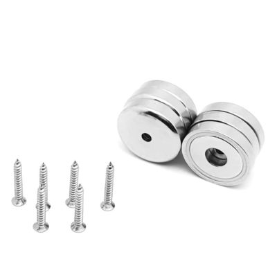 Counterbore Hole NdFeB Pot Magnet D16MM /- 0 Tolerantie Nickel geplatte Ni-Cu-Ni coating