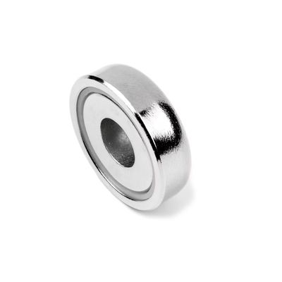 Verwerkingsdienst Tegenverzinking 9mm N52 Neodymium Flat Pot Magnet met en Goed