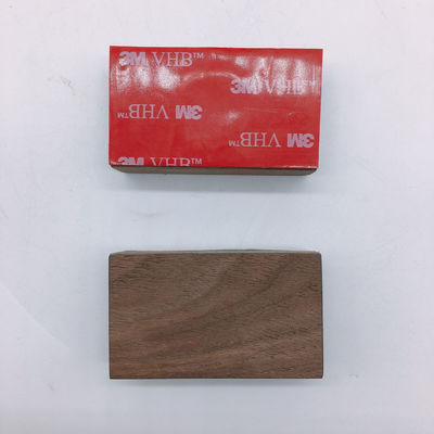 Gepersonaliseerde afneembare magnetische messtaaf voor de keuken in walnoot/kersen/bamboe/rubberhout