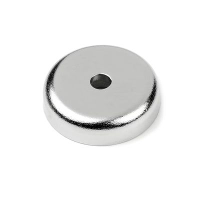 32mm Neodymium Pot Magnet met Countersunk Hole 32kg Pull Capacity 1,26 inch Diameter
