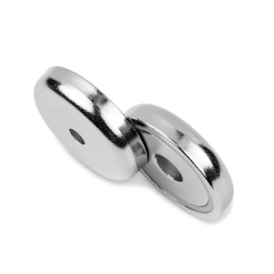 32mm Neodymium Pot Magnet met Countersunk Hole 32kg Pull Capacity 1,26 inch Diameter